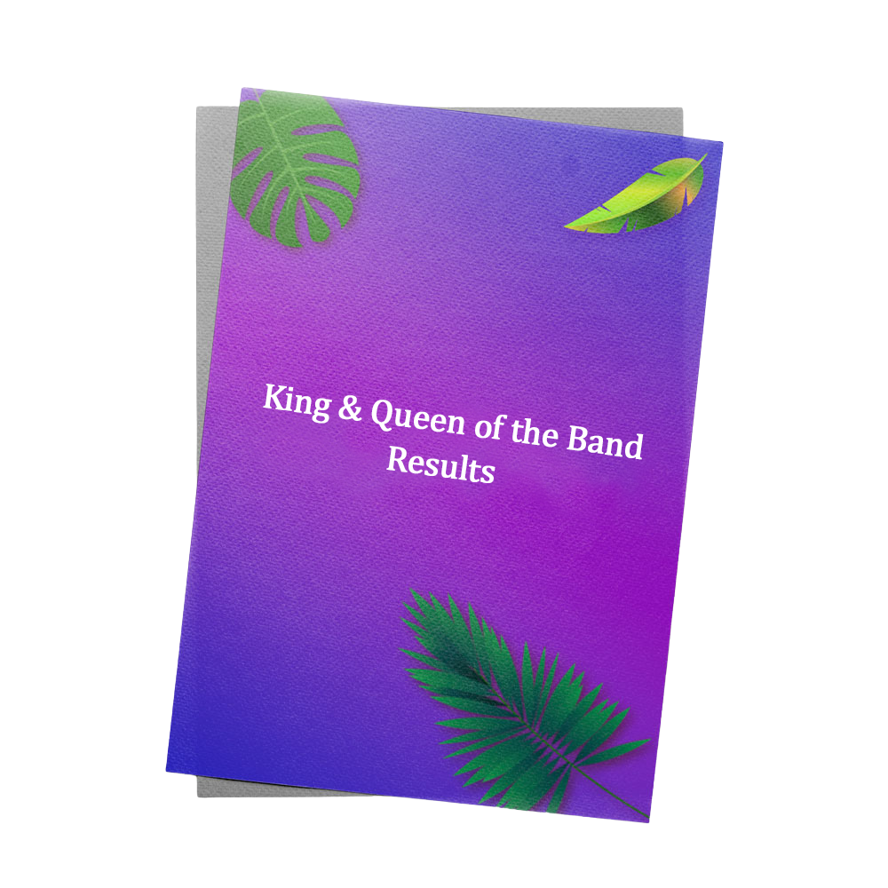 King & Queen of the Band Results