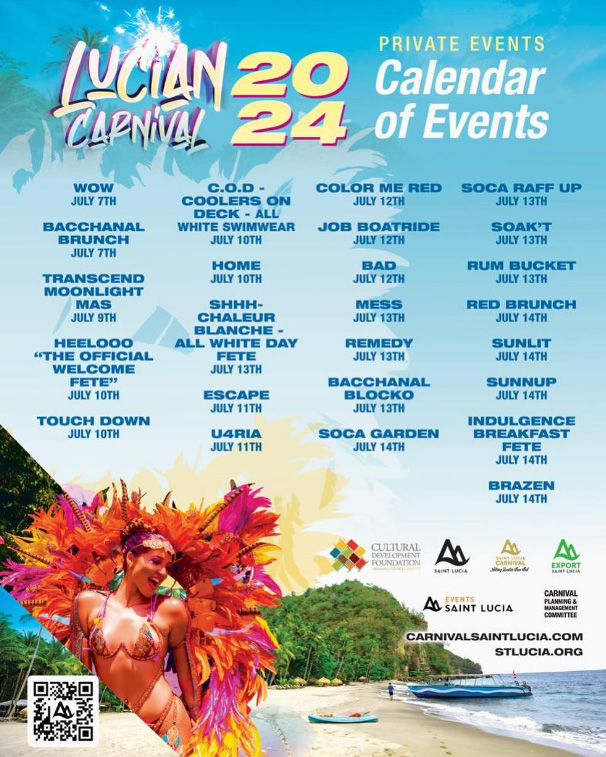 Carnival 2024 Calendar Saint Lucia Carnival